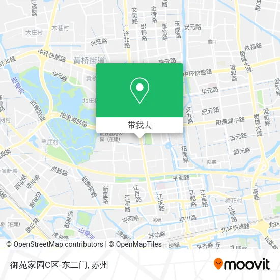 御苑家园C区-东二门地图