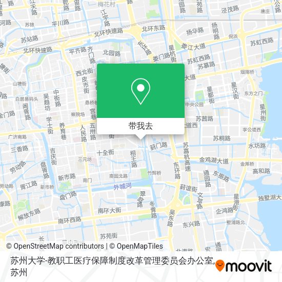 苏州大学-教职工医疗保障制度改革管理委员会办公室地图