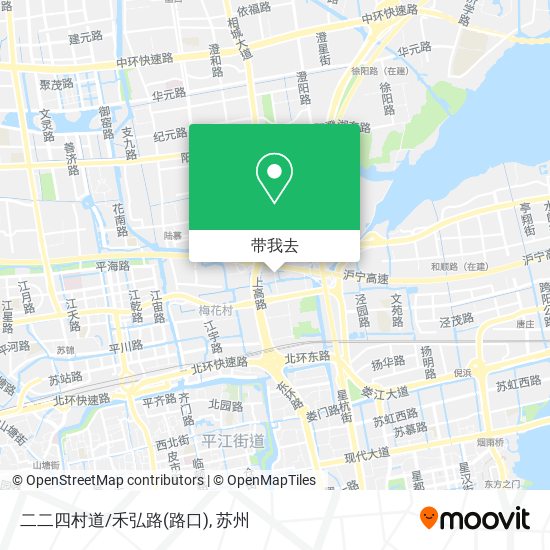 二二四村道/禾弘路(路口)地图