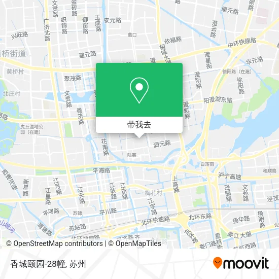 香城颐园-28幢地图