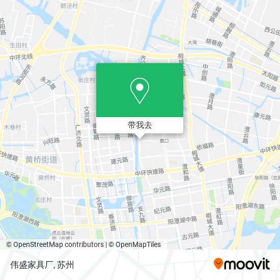 伟盛家具厂地图
