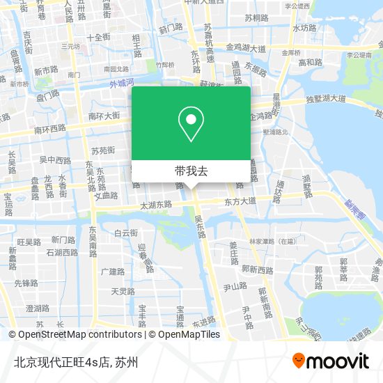 北京现代正旺4s店地图