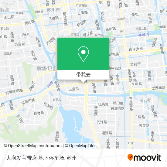 大润发宝带店-地下停车场地图