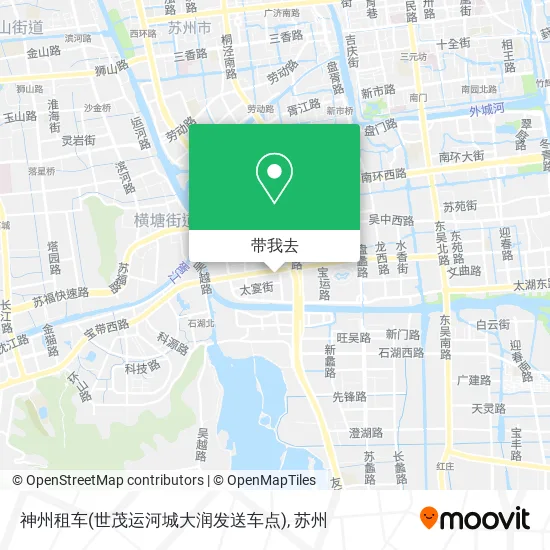 神州租车(世茂运河城大润发送车点)地图