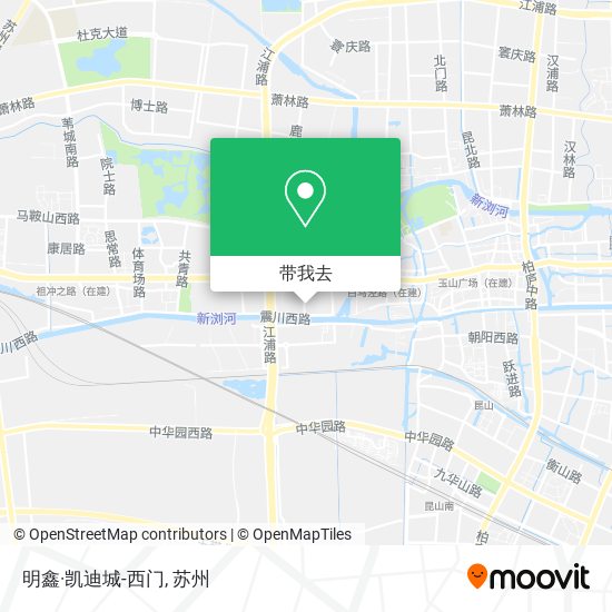 明鑫·凯迪城-西门地图