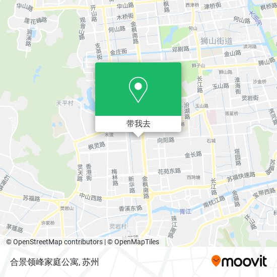 合景领峰家庭公寓地图