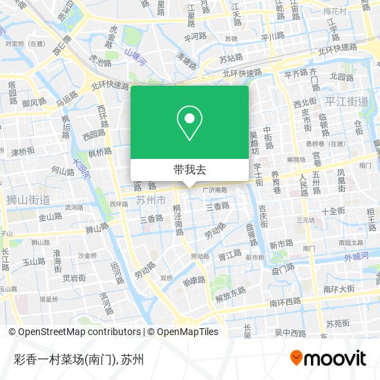 彩香一村菜场(南门)地图