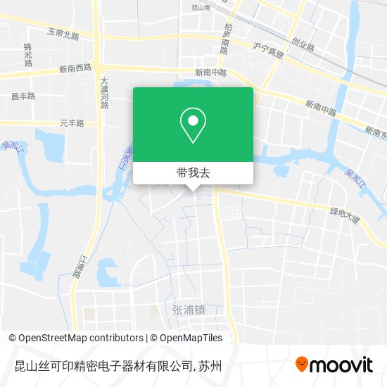 昆山丝可印精密电子器材有限公司地图