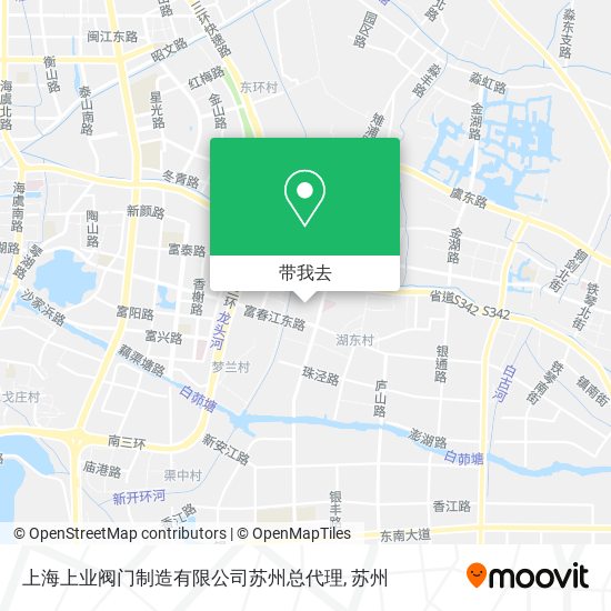 上海上业阀门制造有限公司苏州总代理地图