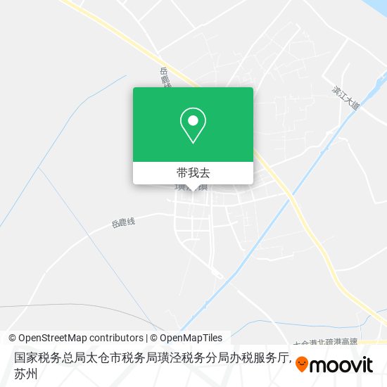 国家税务总局太仓市税务局璜泾税务分局办税服务厅地图