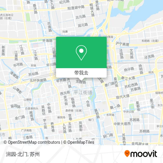 润园-北门地图