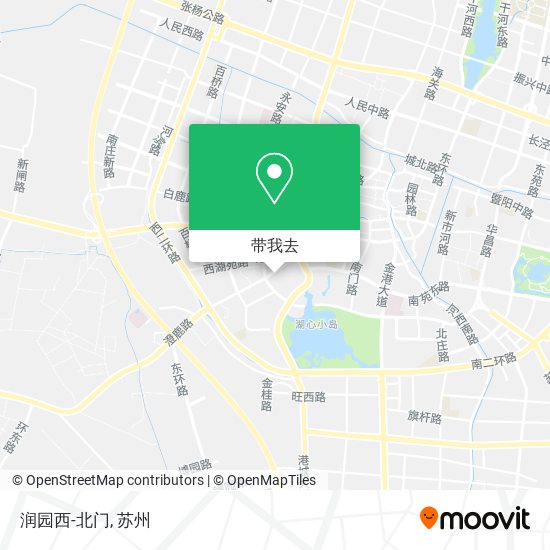 润园西-北门地图