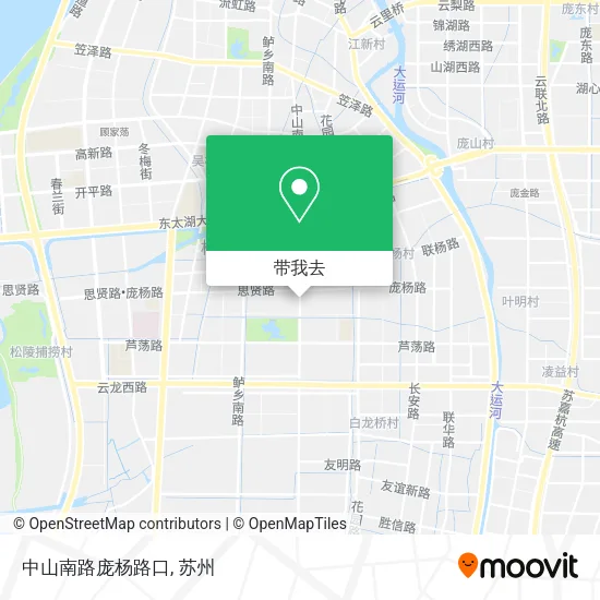 中山南路庞杨路口地图