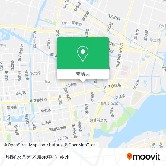 明耀家具艺术展示中心地图