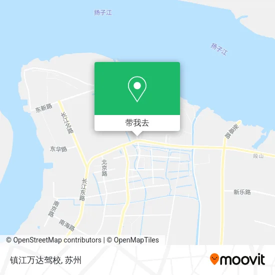 镇江万达驾校地图