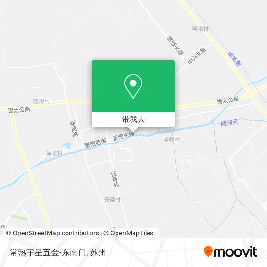 常熟宇星五金-东南门地图