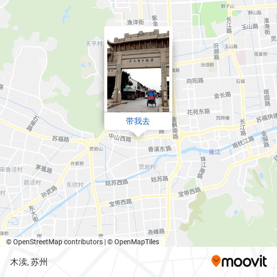木渎地图