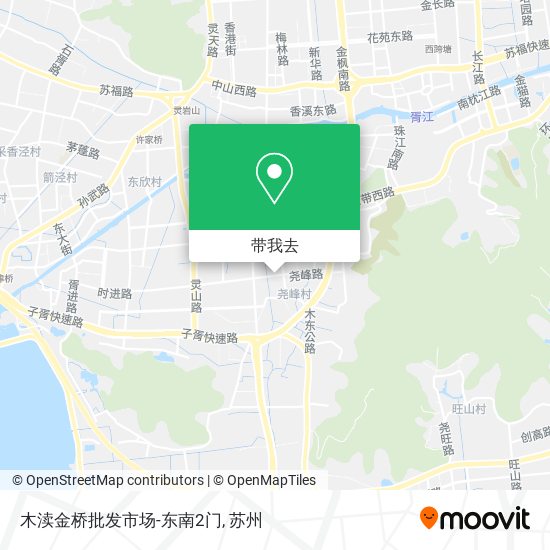 木渎金桥批发市场-东南2门地图