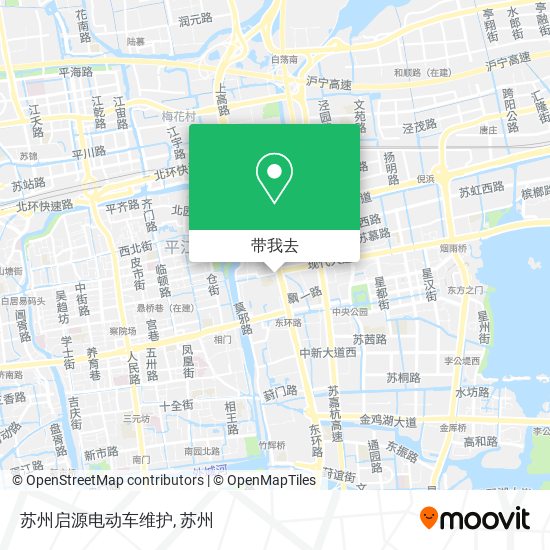 苏州启源电动车维护地图