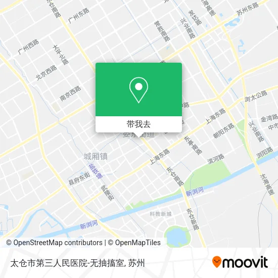 太仓市第三人民医院-无抽搐室地图