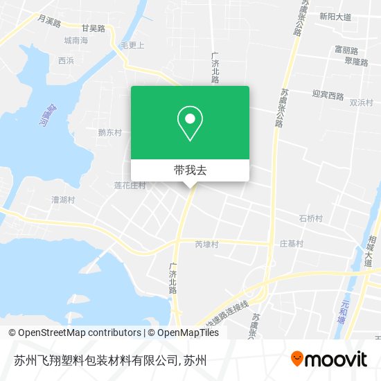 苏州飞翔塑料包装材料有限公司地图
