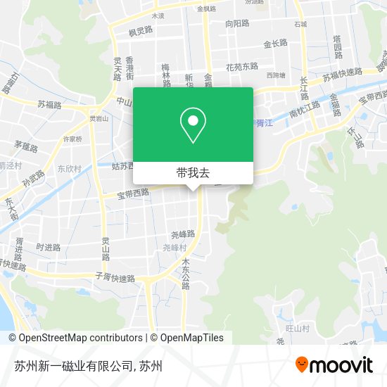 苏州新一磁业有限公司地图