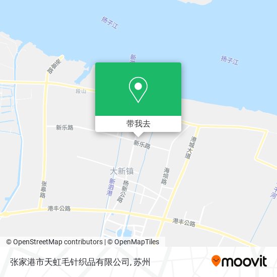 张家港市天虹毛针织品有限公司地图