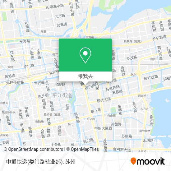 申通快递(娄门路营业部)地图