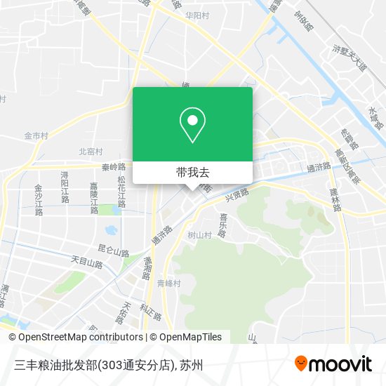 三丰粮油批发部(303通安分店)地图