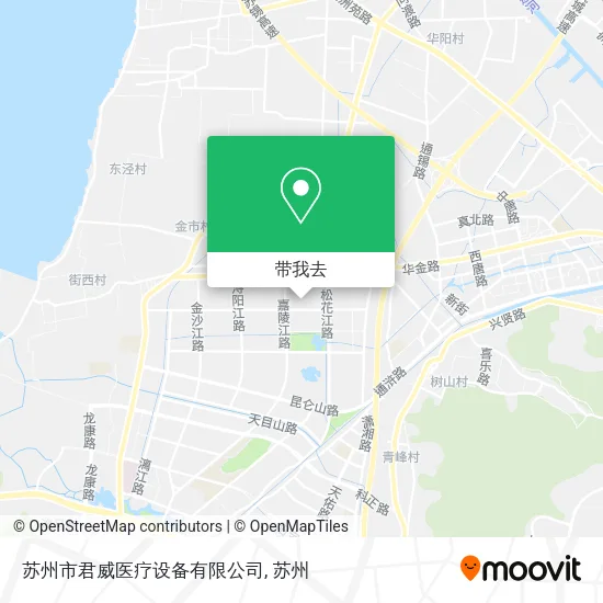 苏州市君威医疗设备有限公司地图