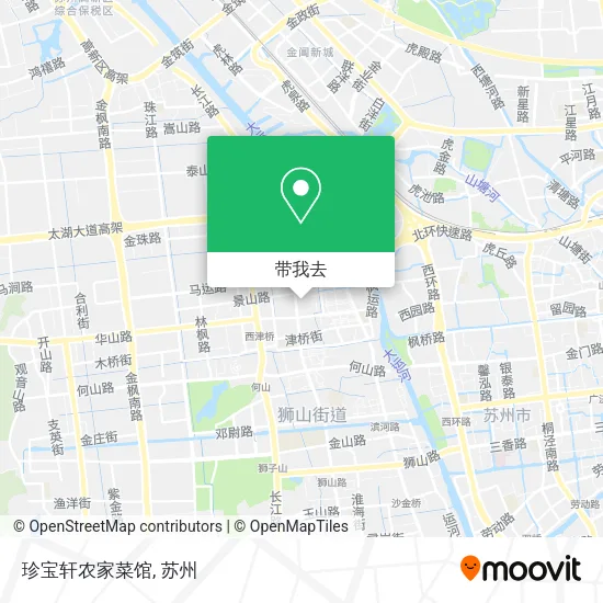 珍宝轩农家菜馆地图