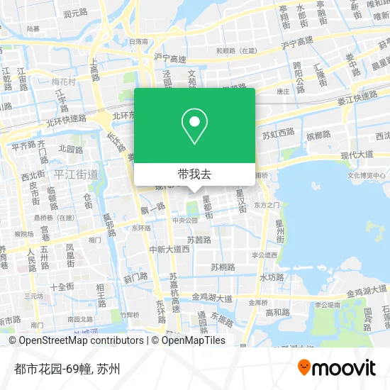 都市花园-69幢地图