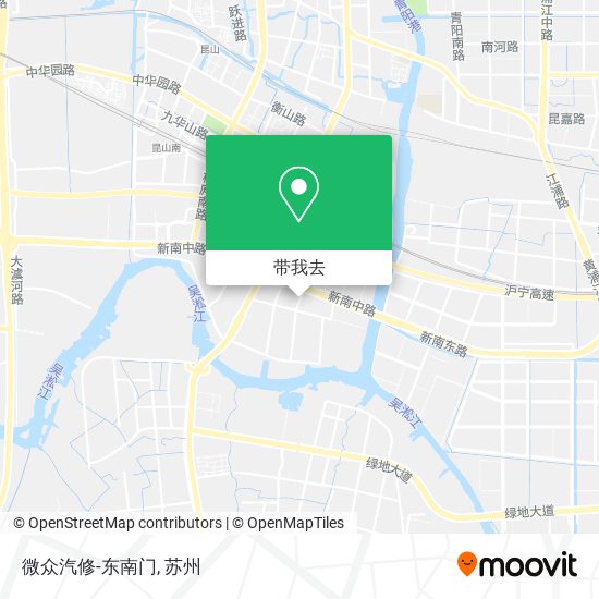 微众汽修-东南门地图