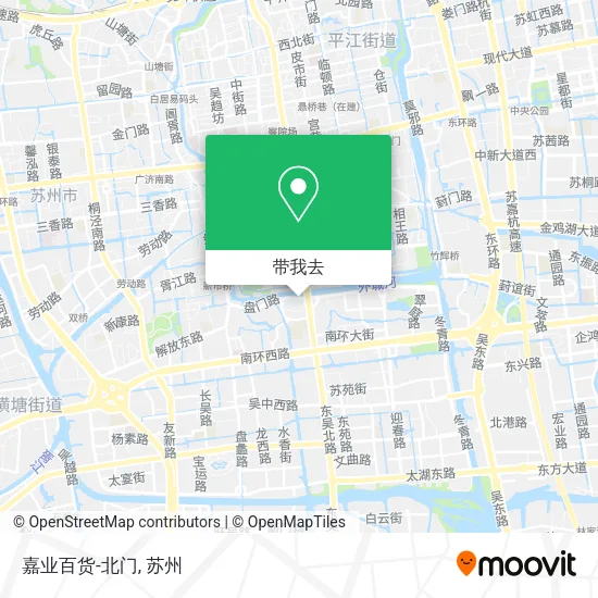 嘉业百货-北门地图