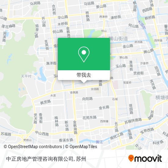 中正房地产管理咨询有限公司地图