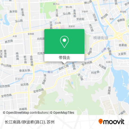 长江南路/静波桥(路口)地图