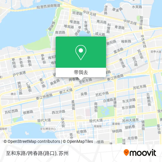 至和东路/跨春路(路口)地图