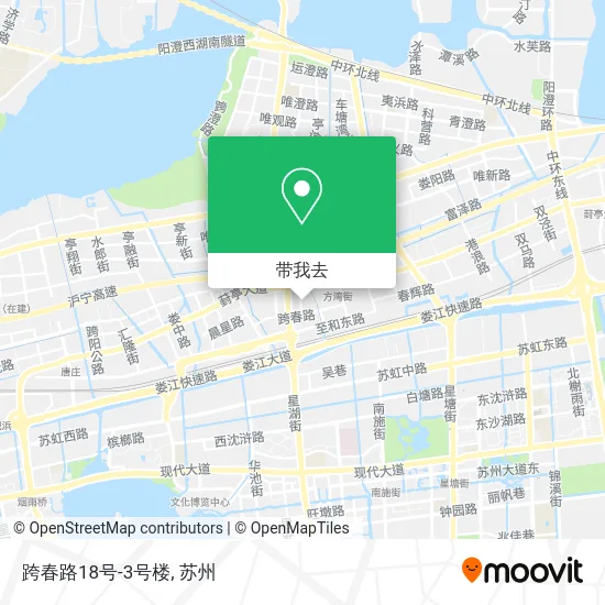 跨春路18号-3号楼地图
