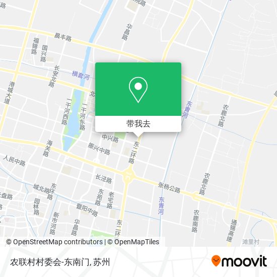 农联村村委会-东南门地图