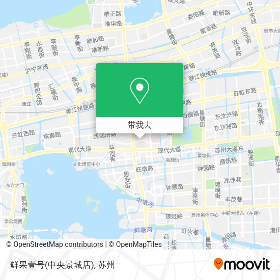 鲜果壹号(中央景城店)地图