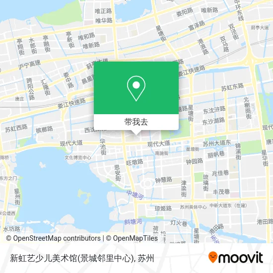 新虹艺少儿美术馆(景城邻里中心)地图