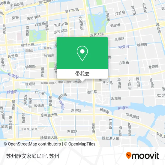 苏州静安家庭民宿地图