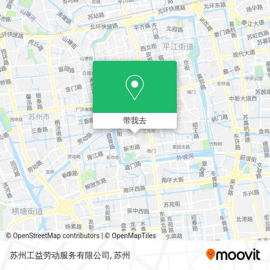 苏州工益劳动服务有限公司地图