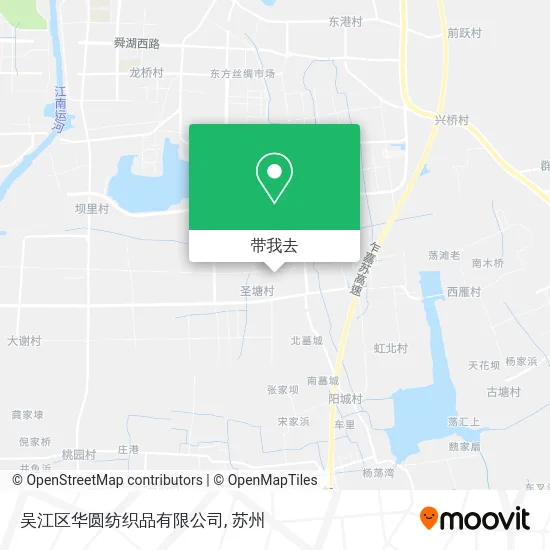吴江区华圆纺织品有限公司地图