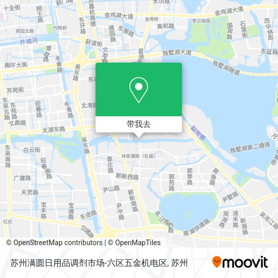 苏州满圆日用品调剂市场-六区五金机电区地图