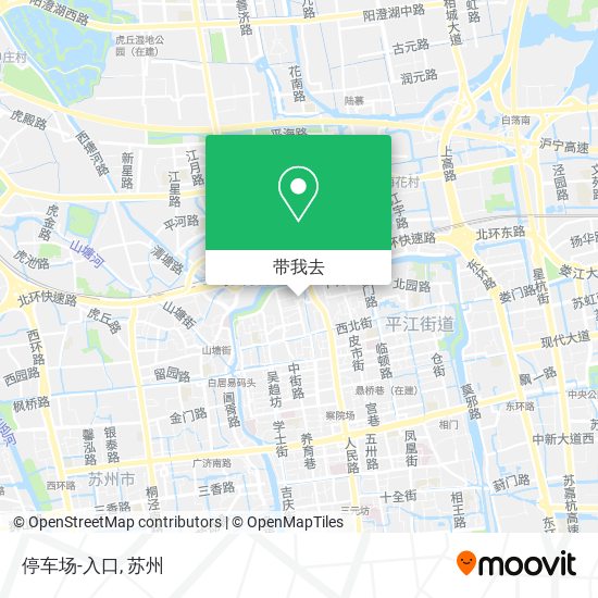 停车场-入口地图