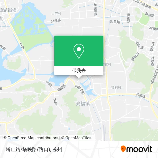 塔山路/塔映路(路口)地图