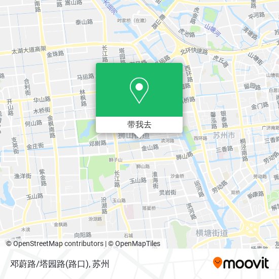 邓蔚路/塔园路(路口)地图