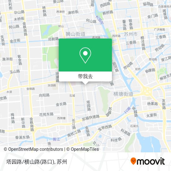 塔园路/横山路(路口)地图