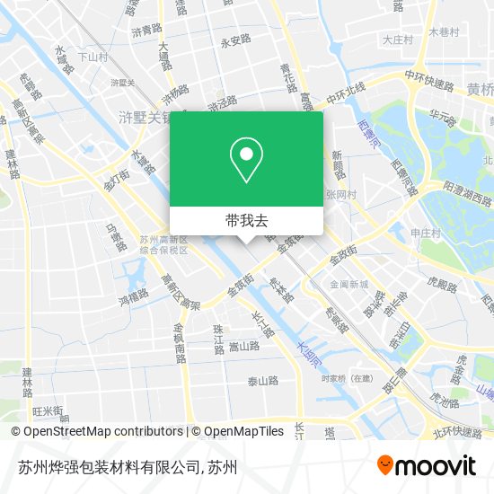 苏州烨强包装材料有限公司地图